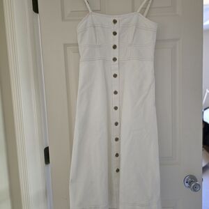 Universal Thread White Sleeveless Sundress